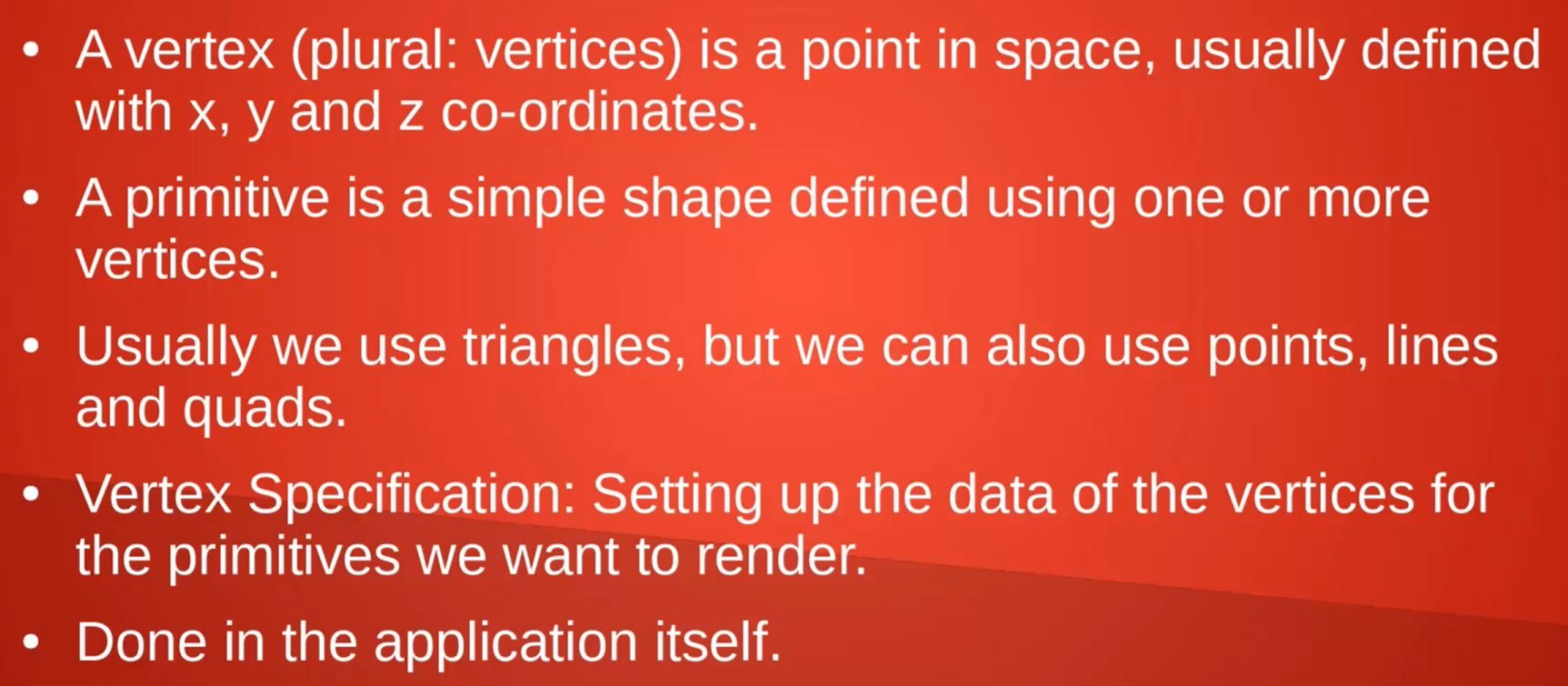 Pipeline and shaders