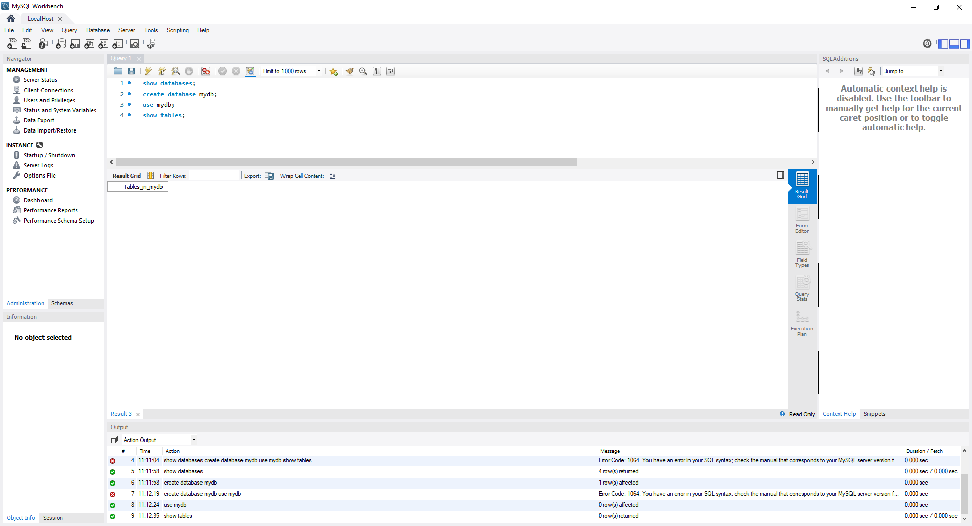 MySql Server and Workbench