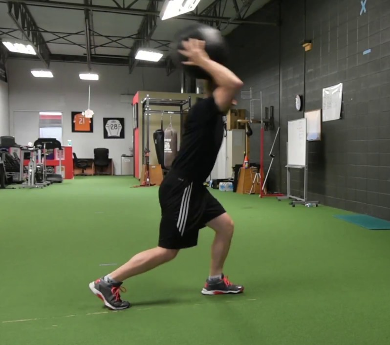 Medicine Ball Overhead Wall Throws