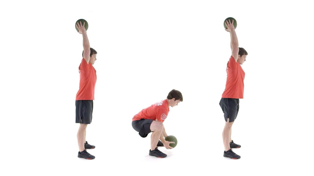 Medicine Ball Overhead Slams