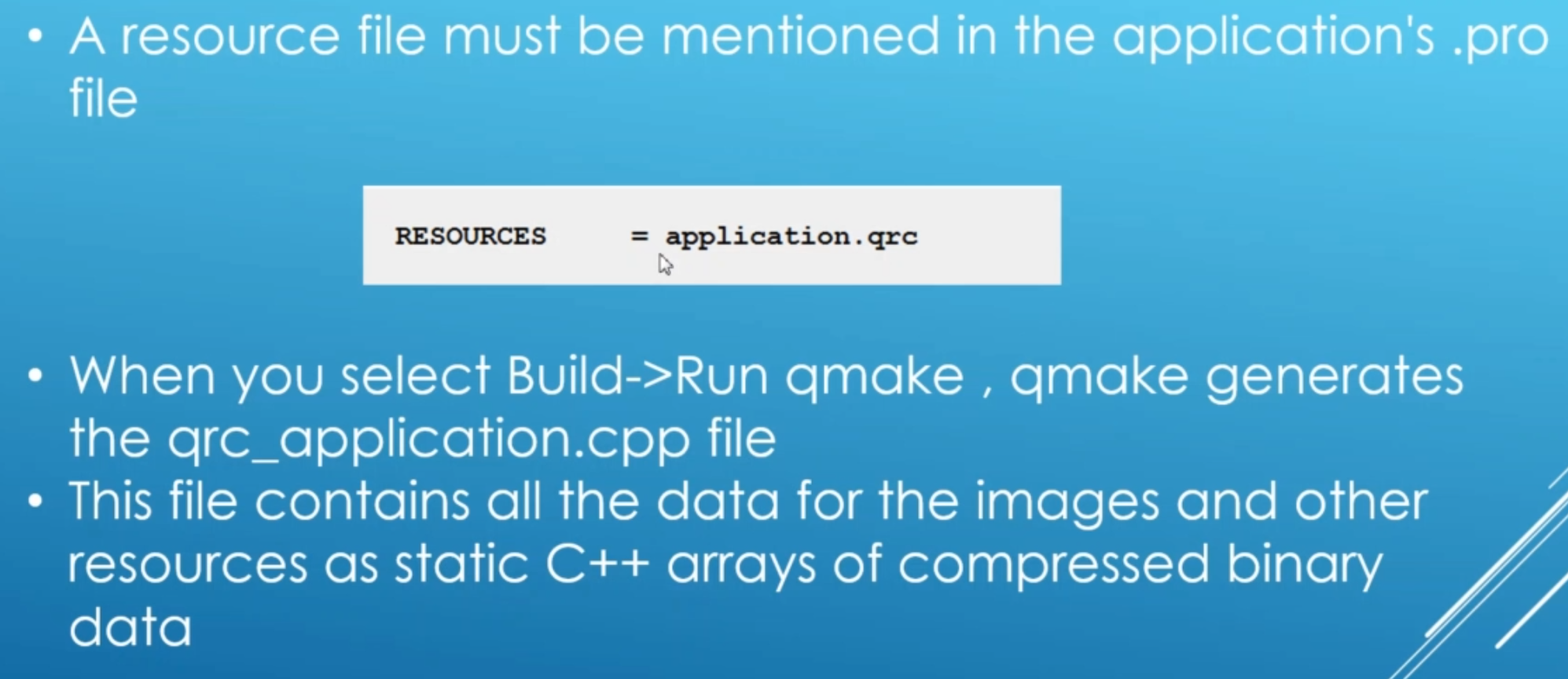 Qt Resource System